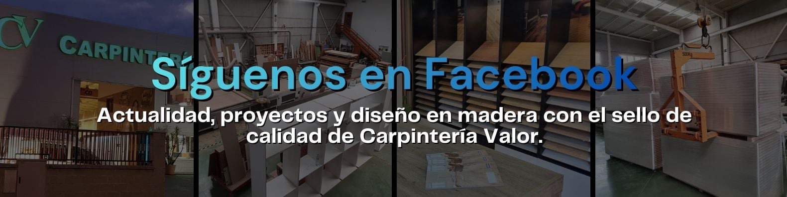 Siguen en Facebook a Carpintería Valor